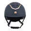 Charles Owen Kylo Riding Hat in Navy Matte and Rose Gold