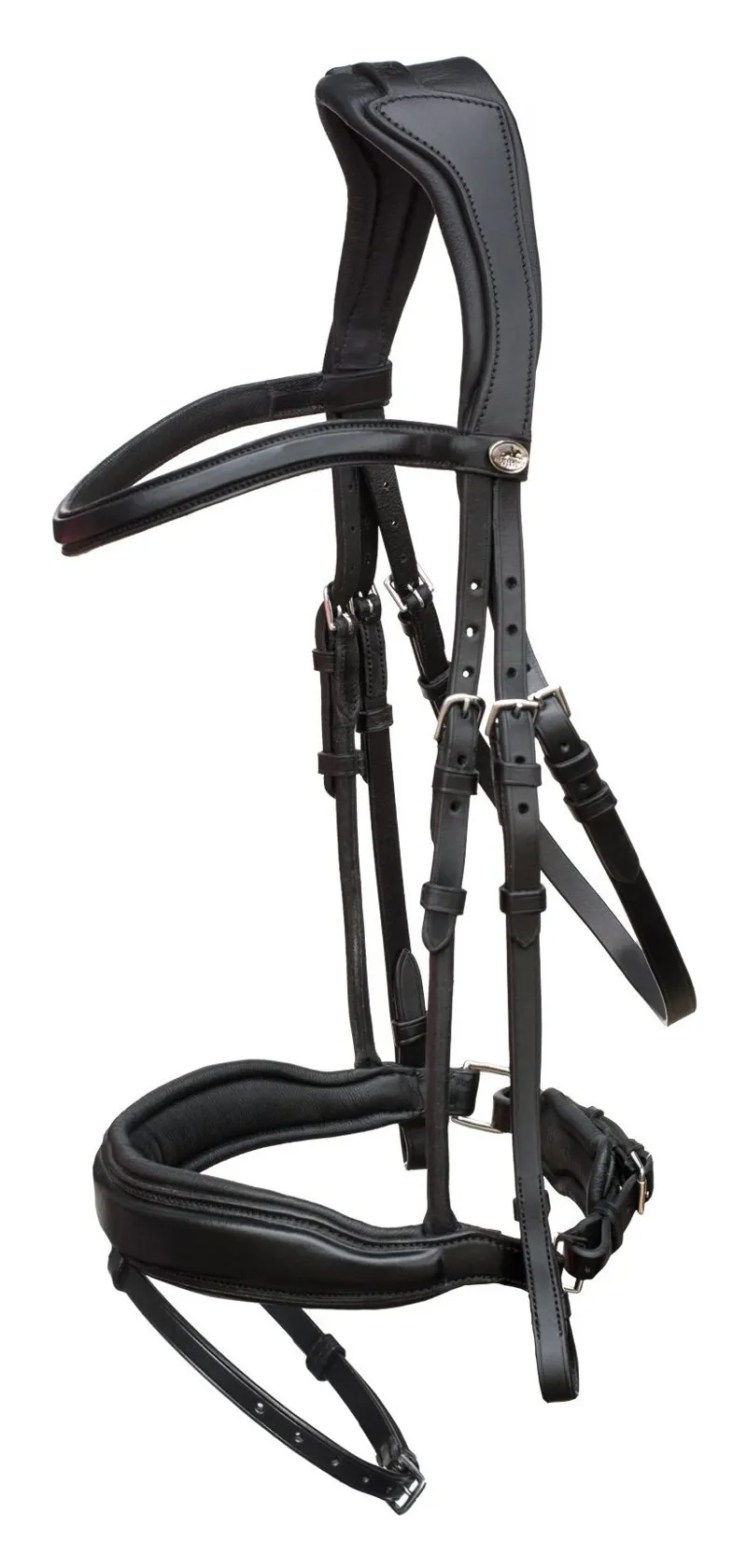 Schockemohle Stanford Anatomic Snaffle Bridle in Black