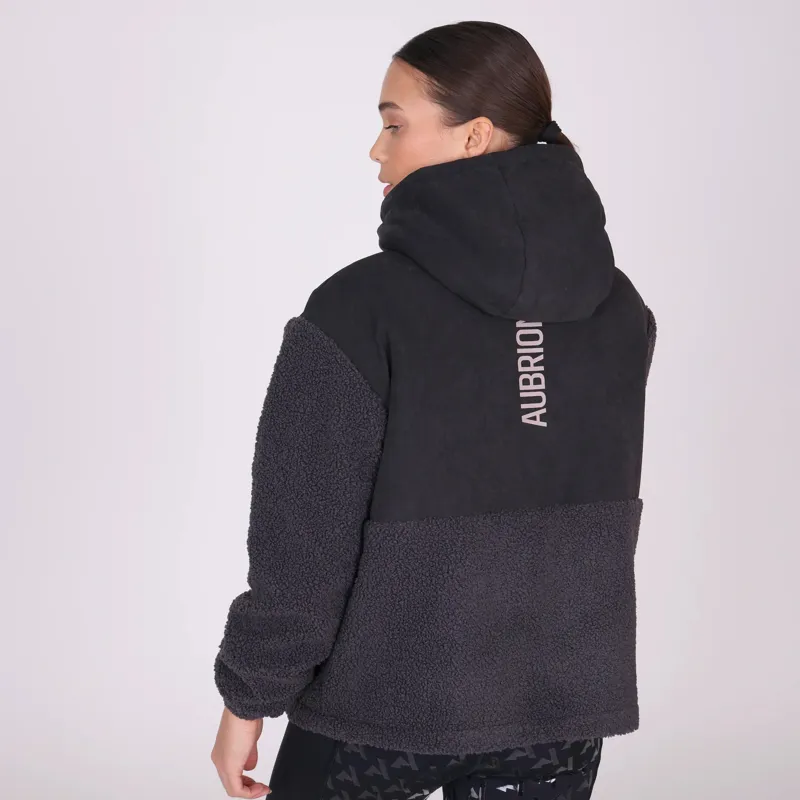 Aubrion React Sherpa Fleece Jacket  In Shadow -1