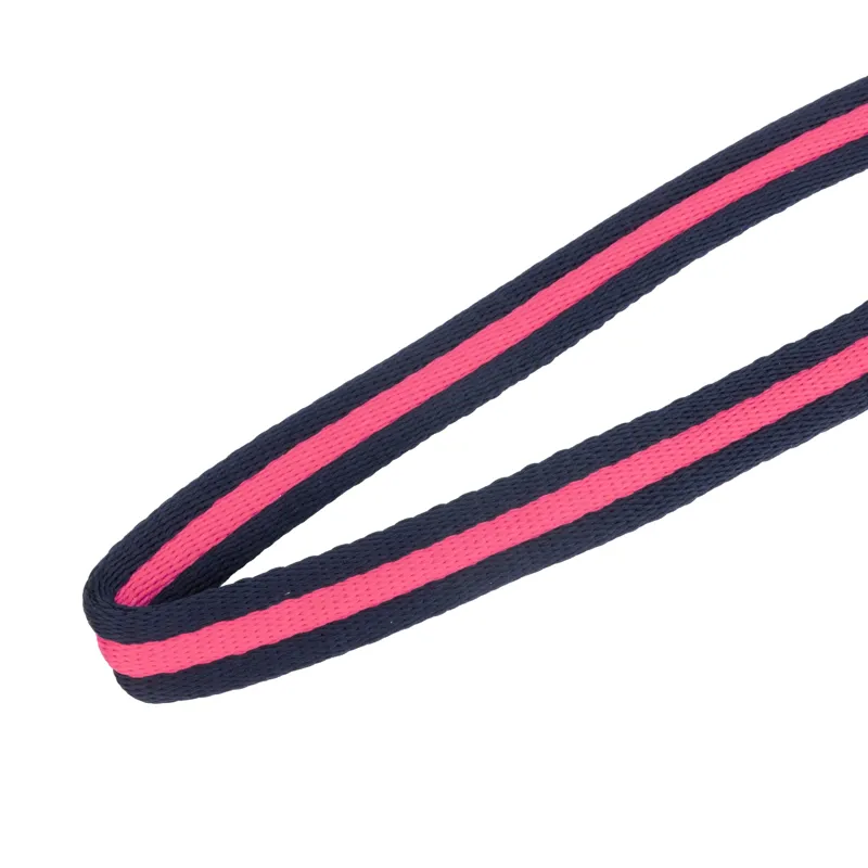 Shires ARMA Cushion Web Lead Rein 1.8m in Navy and Pink-2