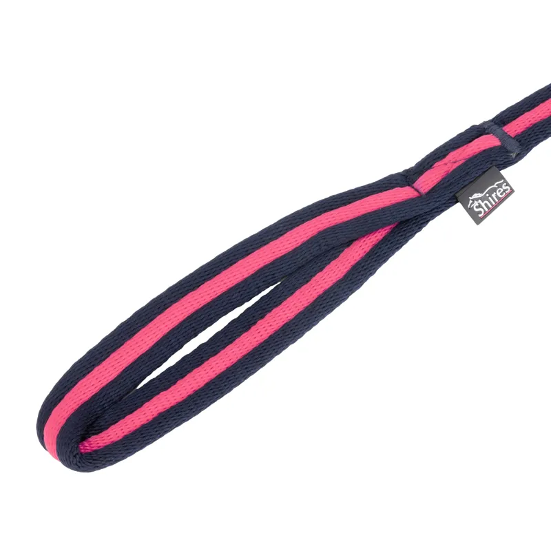 Shires ARMA Cushion Web Lead Rein 1.8m in Navy and Pink-3