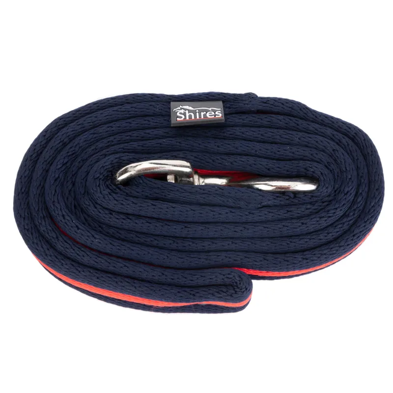 Shires ARMA Cushion Web Lead Rein 1.8m in Navy and Red