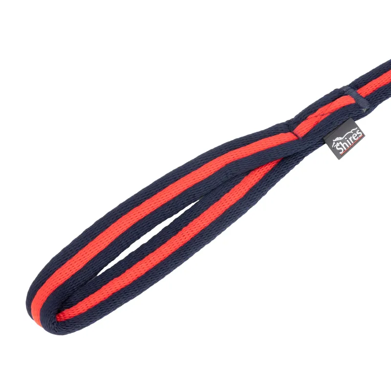 Shires ARMA Cushion Web Lead Rein 1.8m in Navy and Red-3