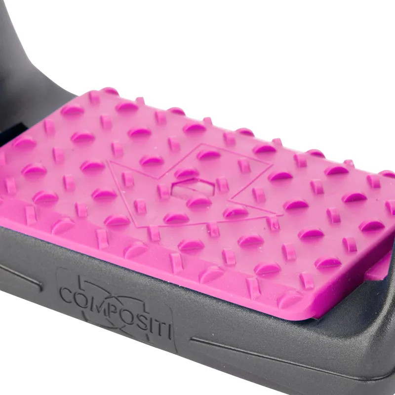 Shires Compositi Reflex Stirrups Adult in Pink-2