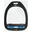 Flex-On Green Composite Inclined Ultra Grip Stirrups in Black/Lht Blue