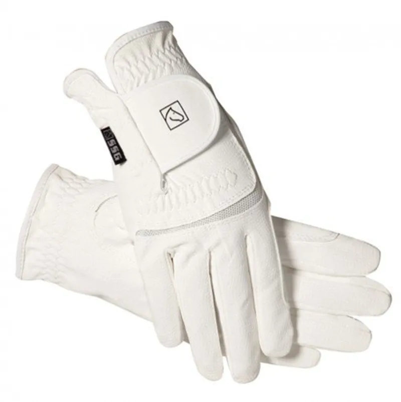 SSG Gloves Digital Riding Glove in White