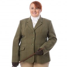 Equetech Ladies Claydon Deluxe Tweed Riding Jacket