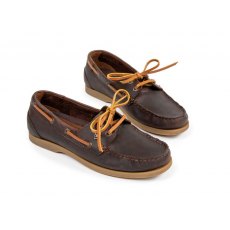 Shires Moretta Avisa Deck Shoes Chestnut