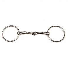 JP Korsteel Stainless Steel Jointed Loose Ring Snaffle Bit