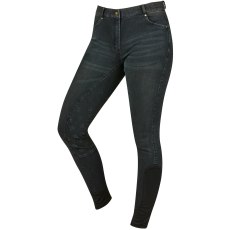 Dublin Shona Full Grip Seat Silicone Print Denim Breeches Dublin Shona Full Grip Seat Silicone Print Denim Breeches