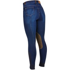 Dublin Shona Knee Patch Denim Breeches Dublin Shona Knee Patch Denim Breeches