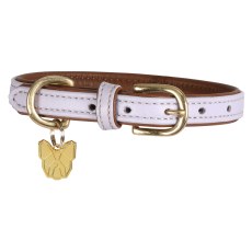 Shires Digby & Fox Leather Padded Dog Collar Shires Digby & Fox Leather Padded Dog Collar