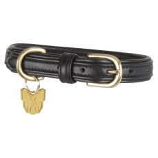 Shires Digby & Fox Leather Padded Dog Collar Shires Digby & Fox Leather Padded Dog Collar
