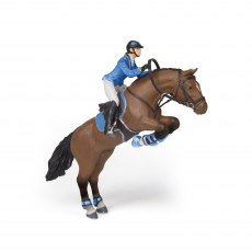 Papo Jumping Horse with Riding Girl Toy