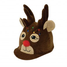 Equetech Rudolph Reindeer Hat Silk