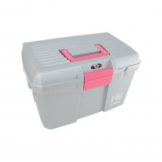 HyShine Tack Box Silver/Raspberry