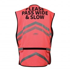 WeatherBeeta Adults Pink Reflective Waistcoat Hi-Vis