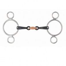 Shires Sweet Iron Two Ring Gag Bit 520