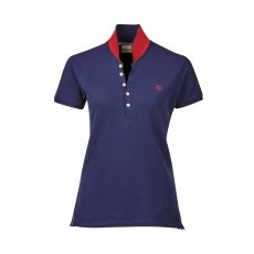 Dublin Lily Cap Sleeve Polo True Navy