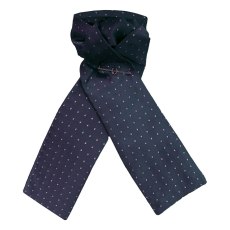Equetech Self Tying Pin Spot Stock Navy/Gold