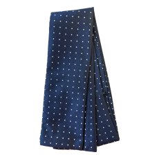 Equetech Self Tying Pin Spot Stock Navy/White Equetech Self Tying Pin Spot Stock Navy/White