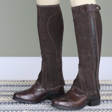 Shires Moretta Childs Suede Half Chaps