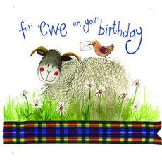 Alex Clark Birthday Sheep Card