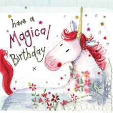 Alex Clark Unicorn Birthday Card