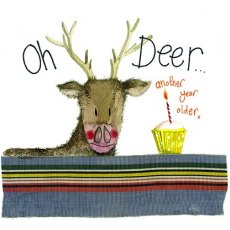 Alex Clark Oh Deer Birthday Card