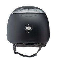 Charles Owen Halo Riding Hat Black Matt/Platinum