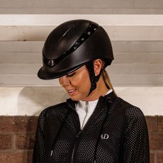 Charles Owen Luna Riding Hat Navy Matt/Gloss Ring Charles Owen Luna Riding Hat Navy Matt/Gloss Ring