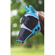 Shires Fine Mesh Fly Mask with Ears & Nose