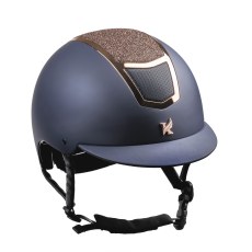 Karben Valentina Original Riding Hat Navy/Rose Gold  Karben Valentina Original Riding Hat Navy/Rose Gold