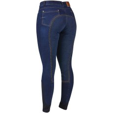 Dublin Shona Full Suede Seat Denim Breeches Dublin Shona Full Suede Seat Denim Breeches