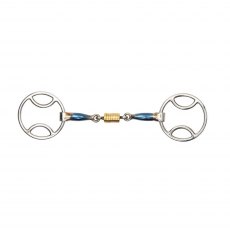 Shires Blue Sweet Iron Bevel with Roller Link 6356