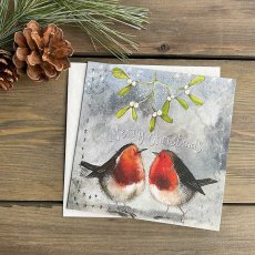 Alex Clark Christmas Robins Christmas Card