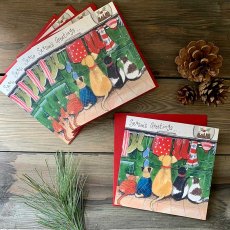 Alex Clark Christmas Pets Christmas Card
