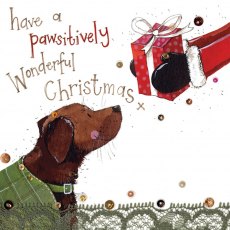 Alex Clark Pawsitive Christmas Card
