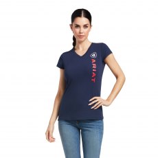 Ariat Ladies Team Vertical Logo Tee  