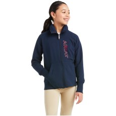 Ariat Junior Team Logo Full Zip Sweat Shirt  Ariat Junior Team Logo Full Zip Sweat Shirt