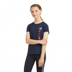 Ariat Junior Team Vertical Logo Tee  