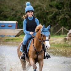 LeMieux Young Rider Hat Silk Ice Blue