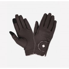 LeMieux Pro Touch Classic Riding Gloves Brown  