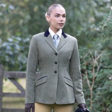 Equetech Ladies Thornborough Deluxe Tweed Jacket Equetech Ladies Thornborough Deluxe Tweed Jacket