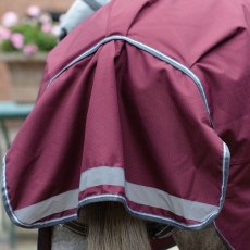 WeatherBeeta ComFiTec Plus Dynamic II Detach a Neck Lite Maroon Turnout Rug