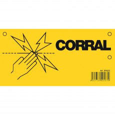 Corral Warning Sign Electric Fence
