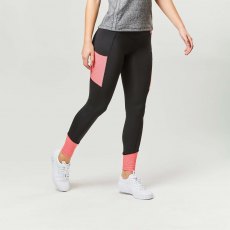 Dublin Power Performance Junior Mid Rise Colour Block Tights Coral