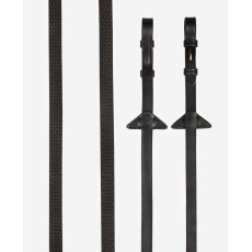 LeMieux Soft Rubber Reins Brown/Brass LeMieux Soft Rubber Reins Brown/Brass
