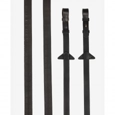 LeMieux Rubber Reins Brown