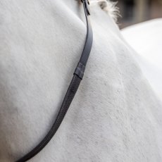 LeMieux Rubber Reins Brown